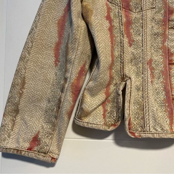 Cimarron | Vintage Patterned Denim Jacket - Picture 4 of 14